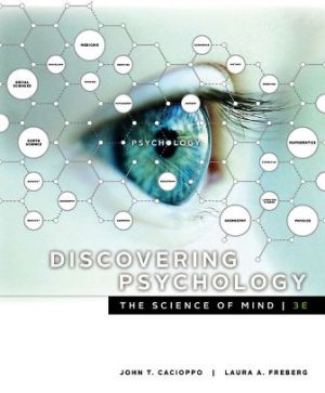 Test Bank for Discovering Psychology 3rd Edition Cacioppo