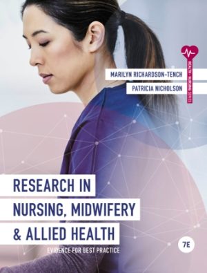 Test Bank for Research in Nursing Midwifery and Allied Health 7th Edition Richardson-Tench