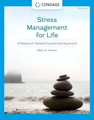 Test Bank for Stress Management for Life 5th Edition Olpin