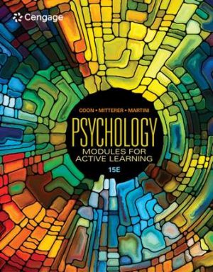 Test Bank for Psychology 15th Edition Coon