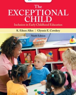 Solution Manual for The Exceptional Child 9th Edition Allen