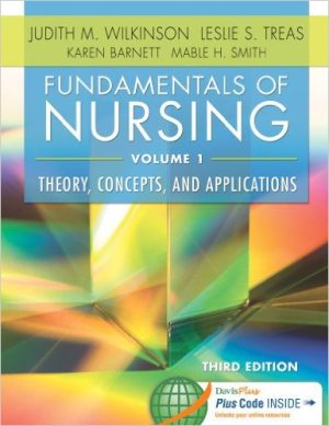 Test Bank for Fundamentals of Nursing (2 Volumes) 3rd Edition Wilkinson