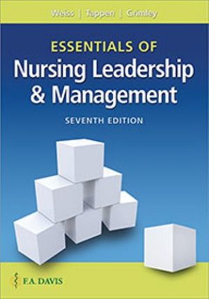 Test Bank for Essentials of Nursing Leadership and Management 7th Edition Weiss