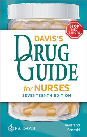 Test Bank for Davis's Drug Guide for Nurses 17th Edition April Hazard Vallerand